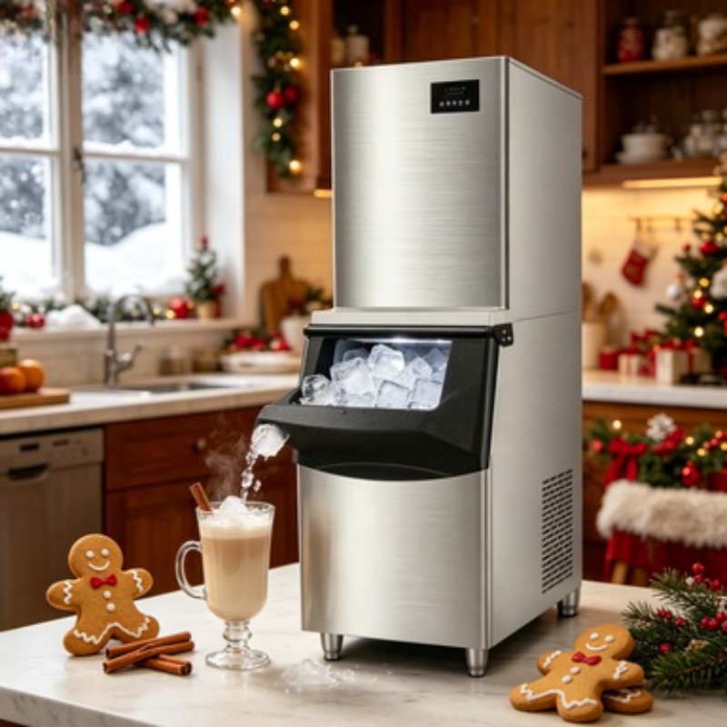 Commercial Ice Maker 200Kg Cube - Commercial Ice Maker 200kg/24H Cube Ice