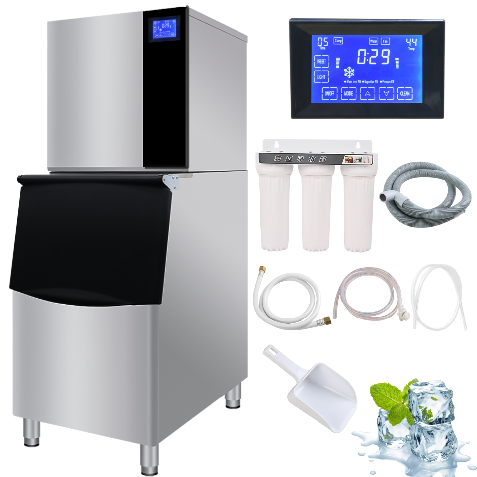 Commercial Ice Maker 200Kg Cube - Commercial Ice Maker Machine 500kg/24 Hours
