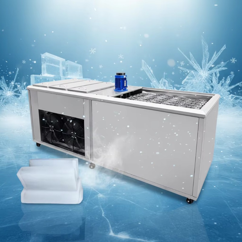 Block Ice Machine 1 Ton - Turnkey Small Ice Plant 1Ton Brine