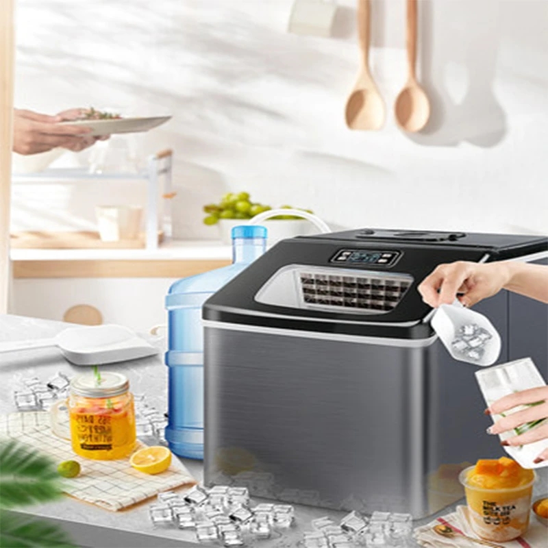 Ice Maker Machine 25Kg - 25kg/30kg Ice Machine Commercial Tea Shop