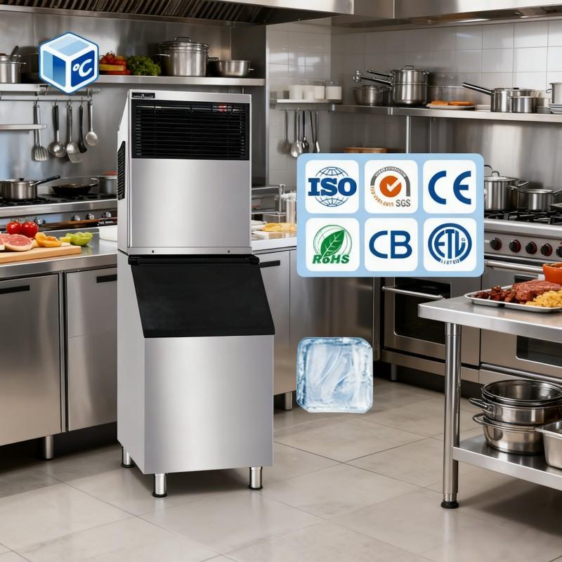 Commercial Ice Maker Air Cooled - 230kg/24h Big Ice Block Making Machine