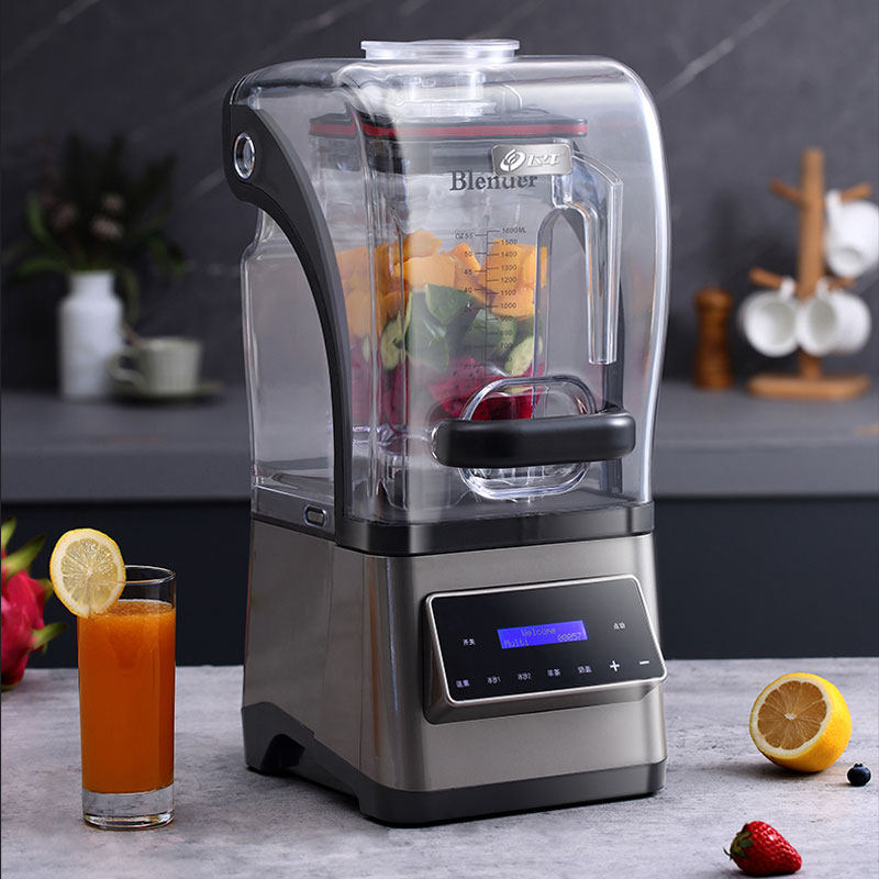Ice Crusher Machine Commercial - Commercial Smoothie Machine Automatic Soundproof Ice