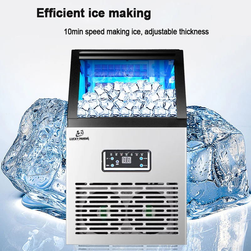 Commercial Ice Maker 100Kg - 110V/220V Ice Maker Commercial Milk-tea Shop/small