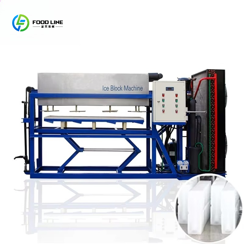 Block Ice Machine 1 Ton - FOODLINE Customize 1 Ton Direct Cooling