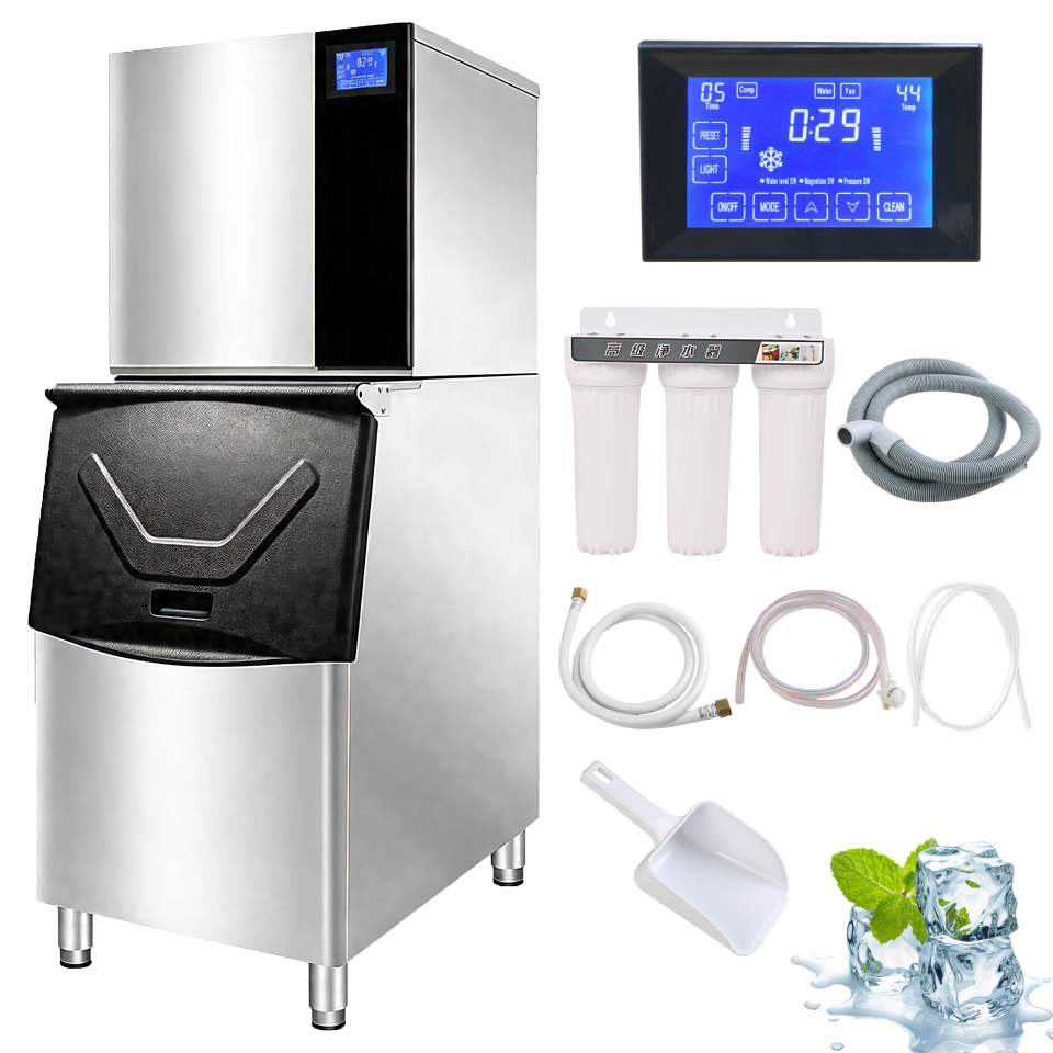 Commercial Ice Maker 200Kg Cube - Commercial Ice Maker Machine 500kg/24 Hours