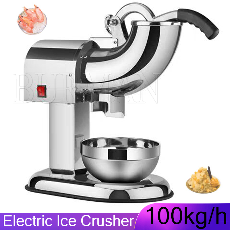 110v 220v Electric Ice Crusher - Commercial Ice Maker 100Kg recension och pris