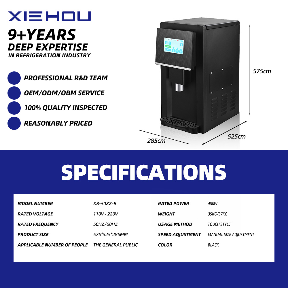 Wholesale High Capacity 50KG/2 - Ice Machine 50Kg Nugget recension och pris