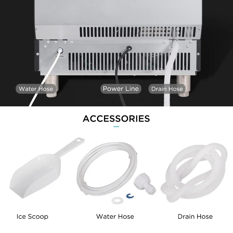 Ice Cube Making Machine 100kg  - Commercial Ice Maker 100Kg recension och pris
