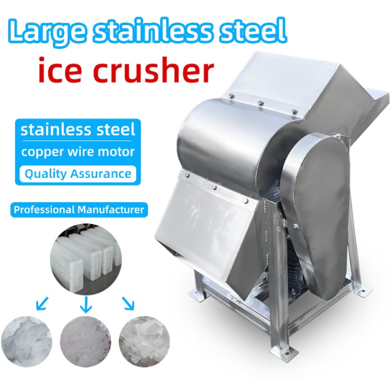 304 Stainless Steel Automatic  - Ice Crusher Machine Commercial recension och pris