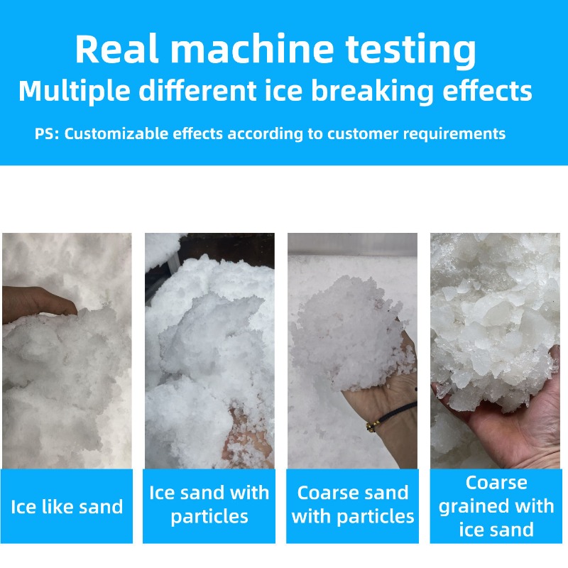 304 Stainless Steel Automatic  - Ice Crusher Machine Commercial recension och pris