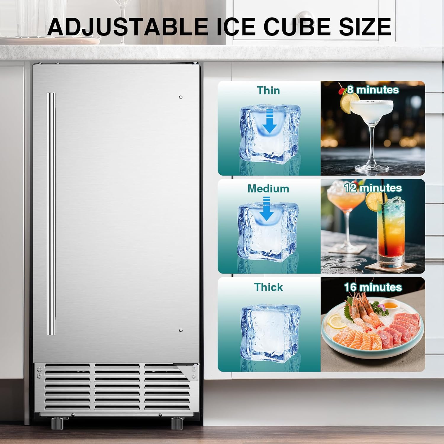 ETL Approval Commercial Under  - Commercial Ice Maker Air Cooled recension och pris