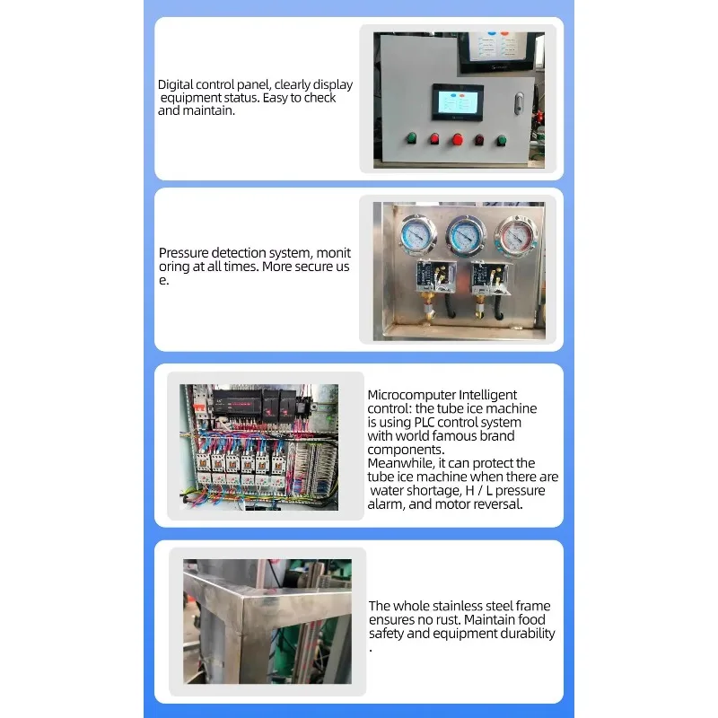 500kg-35T CE Certified Tube Ic - Ice Tube Machine 500Kg recension och pris