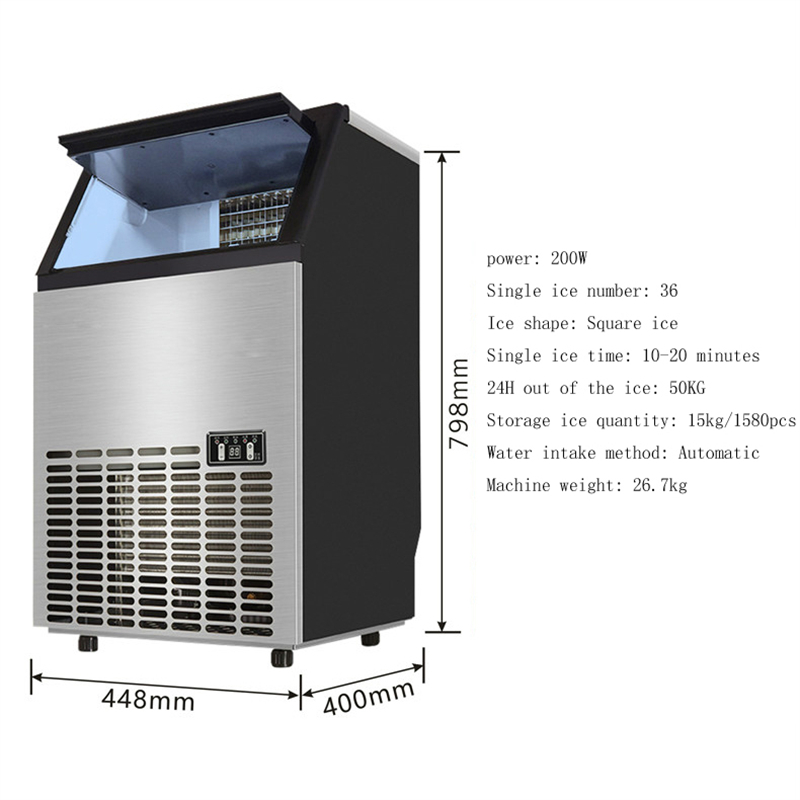 Commercial Small  Maker 25kg/2 - Ice Maker Machine 25Kg recension och pris