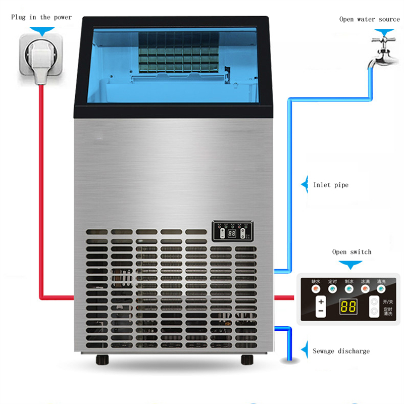 Commercial Small  Maker 25kg/2 - Ice Maker Machine 25Kg recension och pris