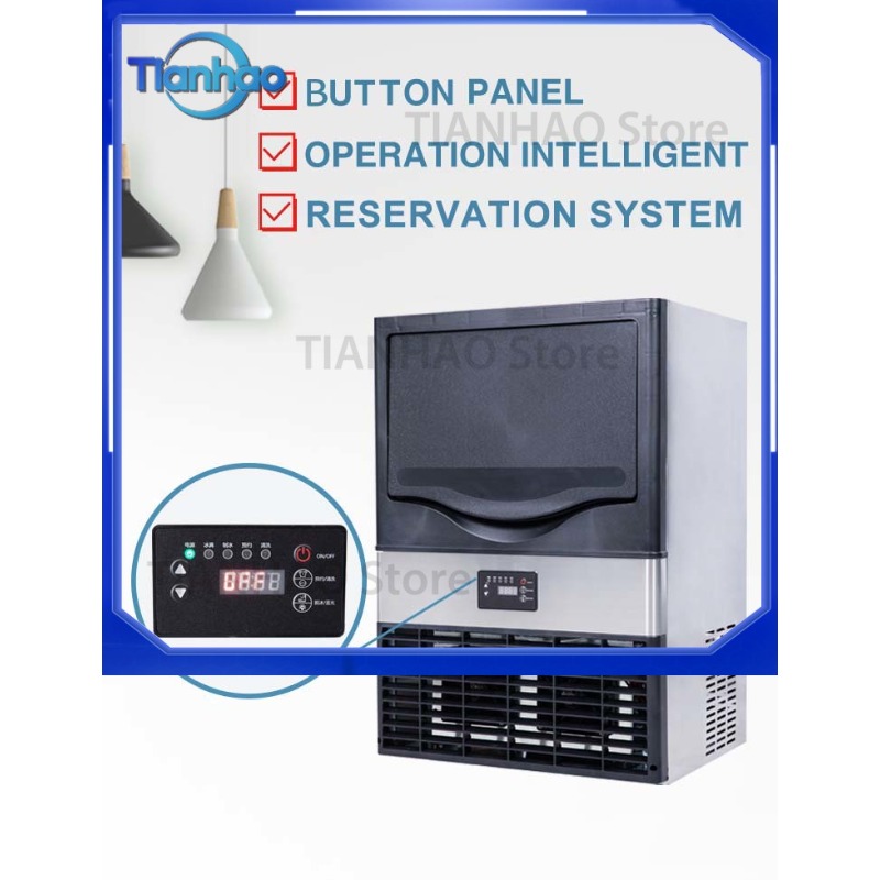 Commercial Ice Cube Maker 55KG - Commercial Ice Maker Air Cooled recension och pris