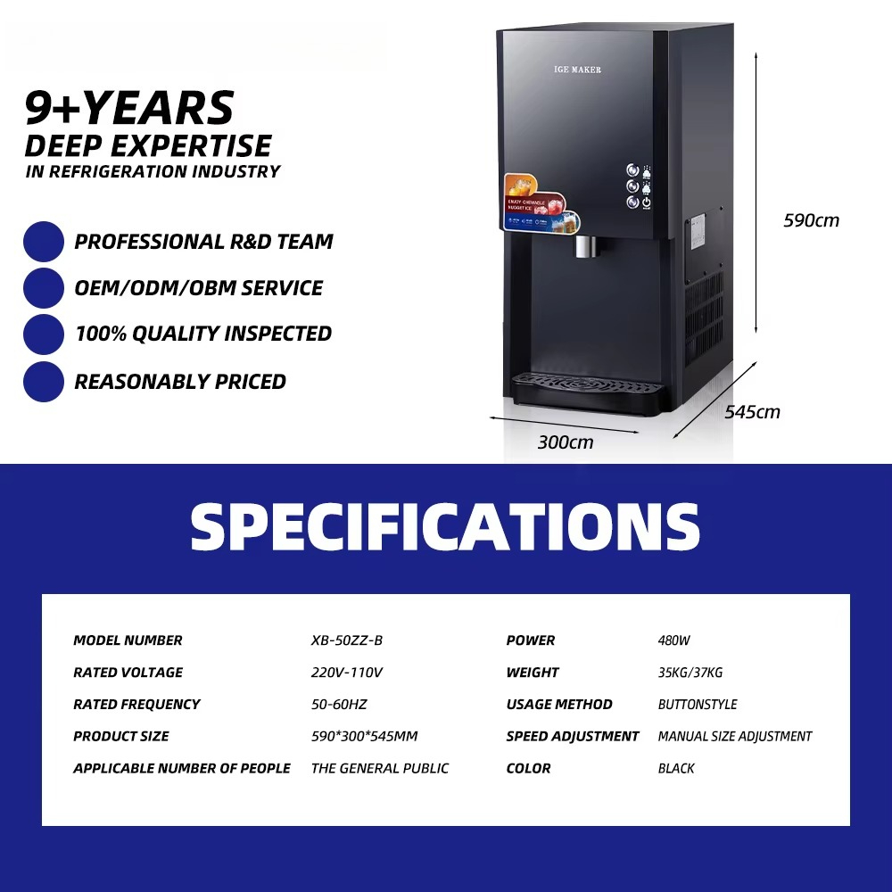 Stock Available Premium 50KG C - Ice Machine 50Kg Nugget recension och pris