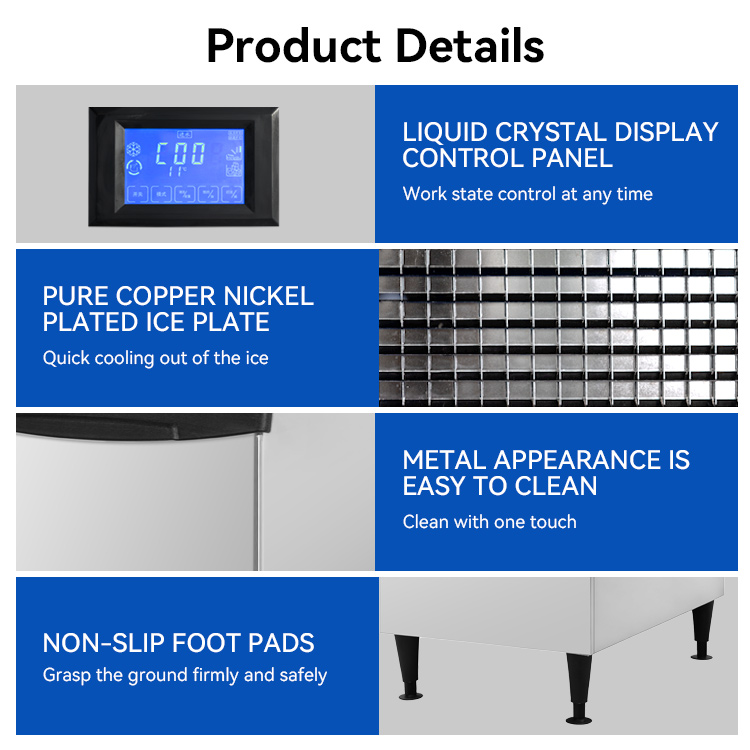 Factory ETL CE Automatic Comme - Commercial Ice Maker 200Kg Cube recension och pris
