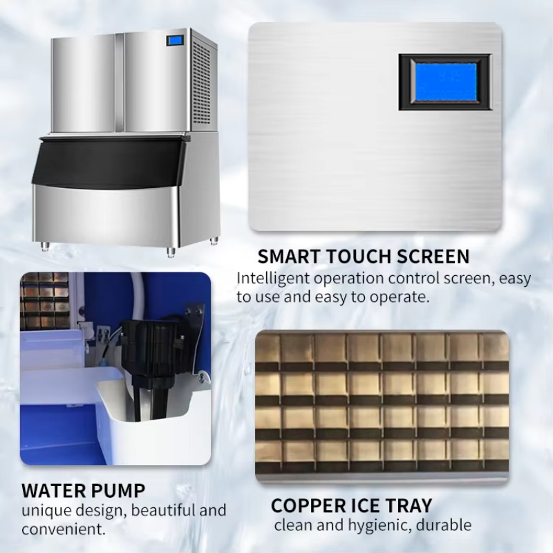 High Quality 500kg Ice Maker P - Ice Tube Machine 500Kg recension och pris