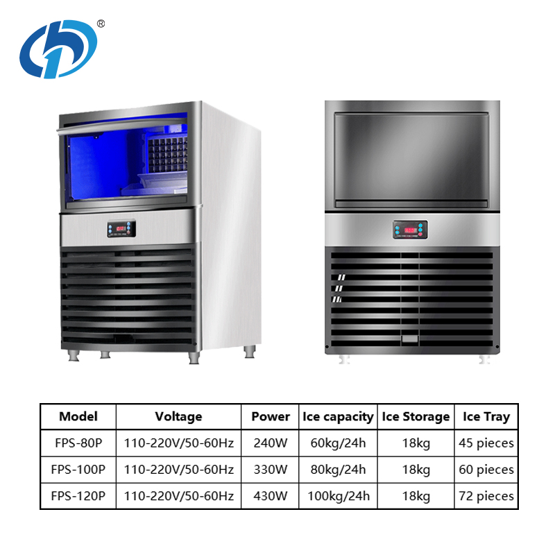 Ice Making Machine 100kg Autom - Commercial Ice Maker 100Kg recension och pris